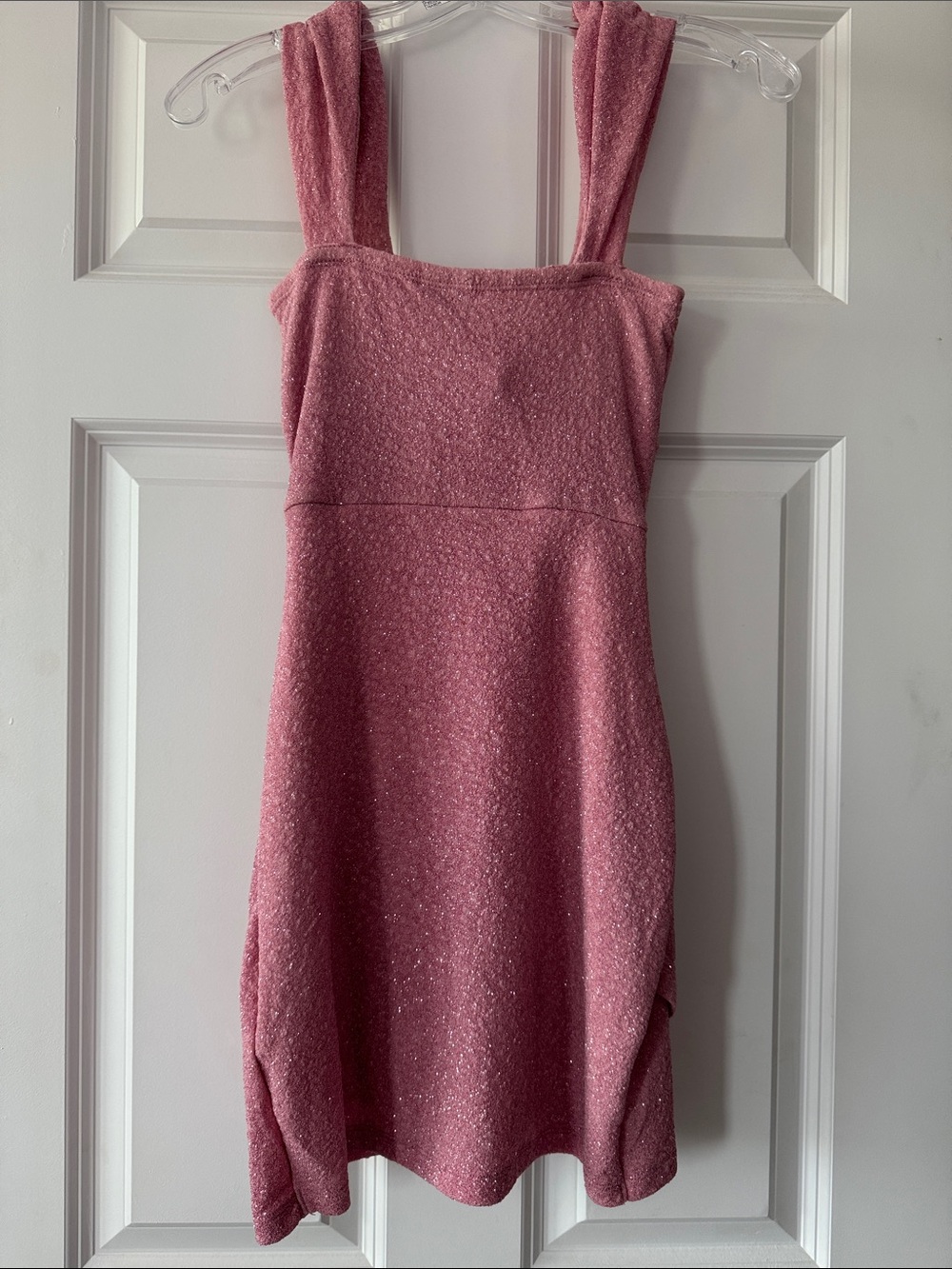Windsor Sparkle Pink Draped Mini Dress - Picture 3 of 3